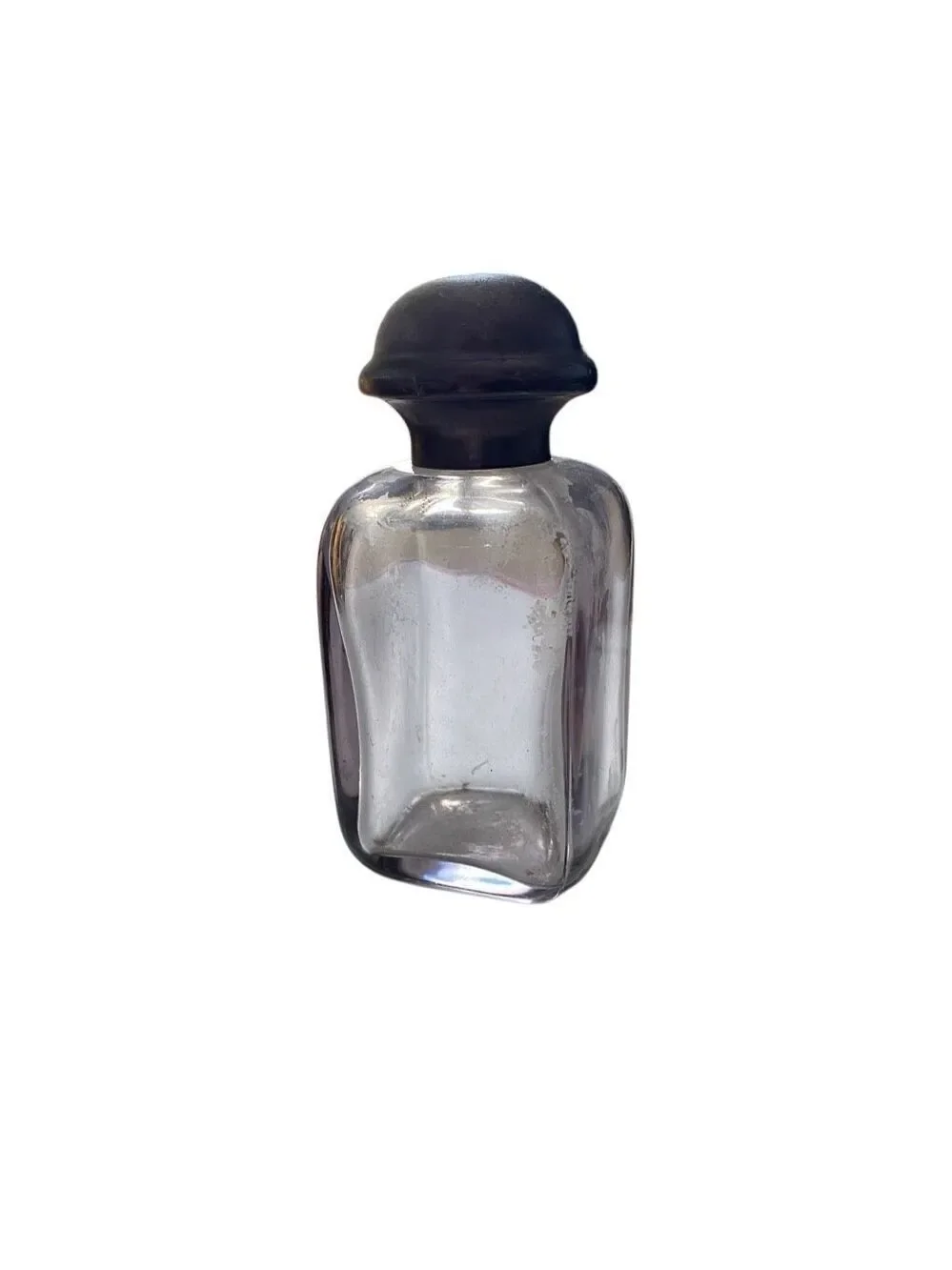 RARE Antique Hermes manganese glass bottle violet purple vintage VTG Early 1900s